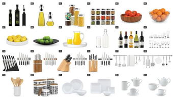一站式獲取 專業廚房用品3D模型合輯，含SU模型與設計圖